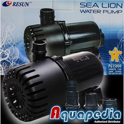 RESUN PG-15000 Pompa Celup Sea Lion Pond Water Pump.