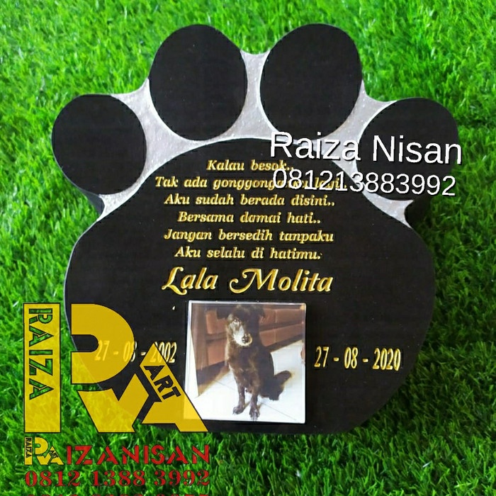 batu nisan hewan peliharaan custom