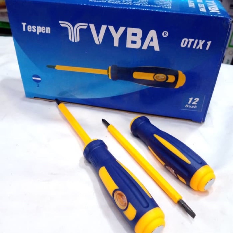 Obeng Tes pen Bolak Balik Jumbo VYBA / Tespen Plus Minus VYBA OTIX1