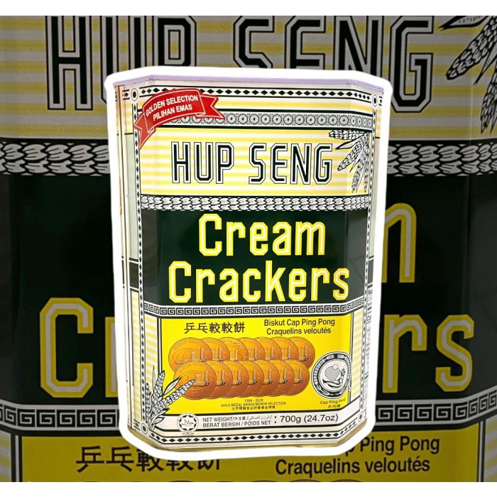 

Hup Seng Cream Craers Kaleng / Hup Seng Biskuit Asin Kaleng 700Gr