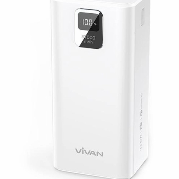 Terlaris Powerbank Vpb-B60 Vivan 57000Mah White Termurah Se Tokopedia