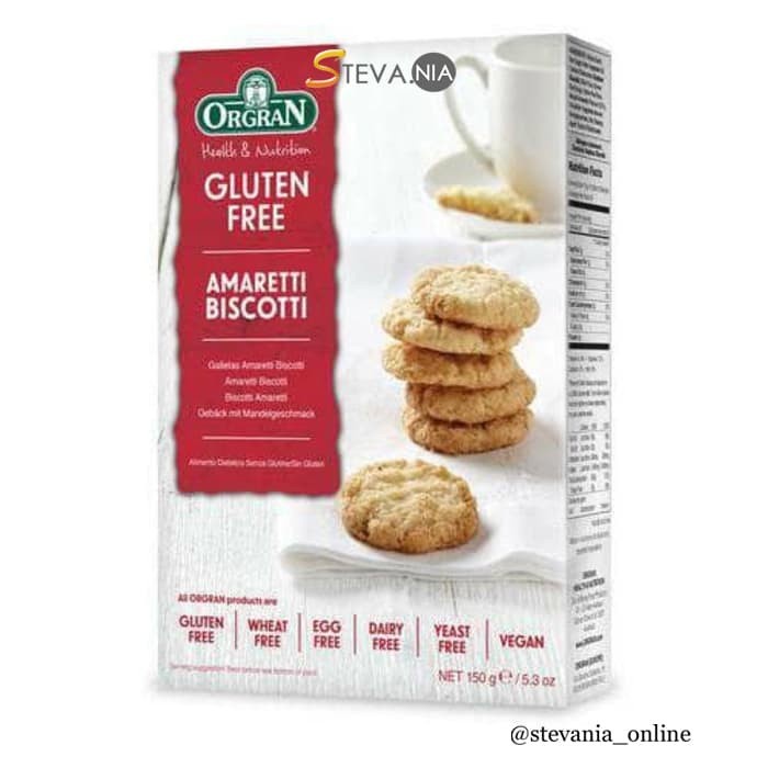 Terlaris Wafer Orgran Amaretti Biscotti