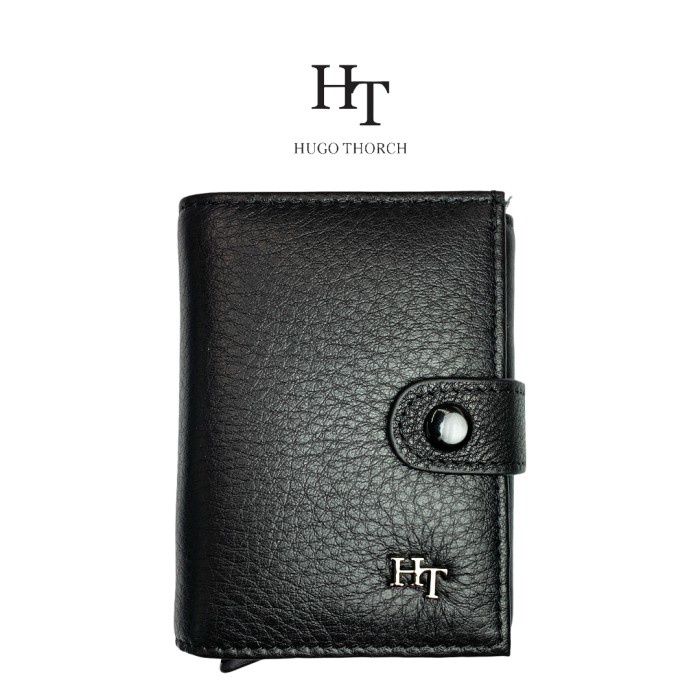 

Terlaris Eksklusif Dompet Kartu Card Holder Pria Ht Anti Rifd Kulit Asli