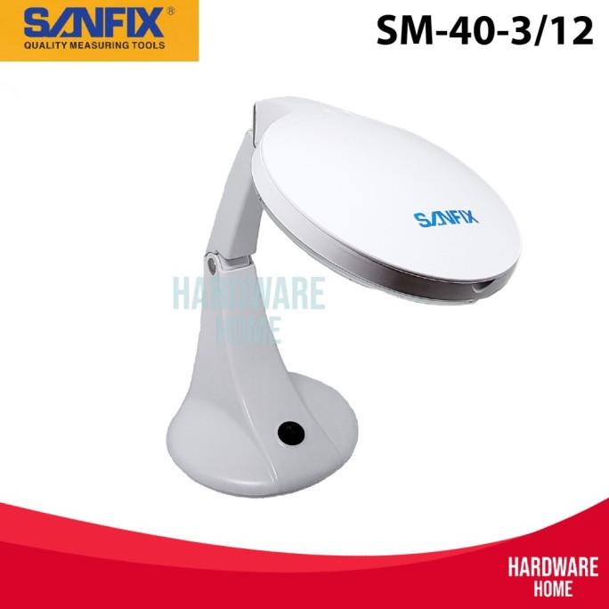 

Kaca Pembesar Magnifying Lamp Lampu Service SANFIX SM-40-3/12 ---NEW---
