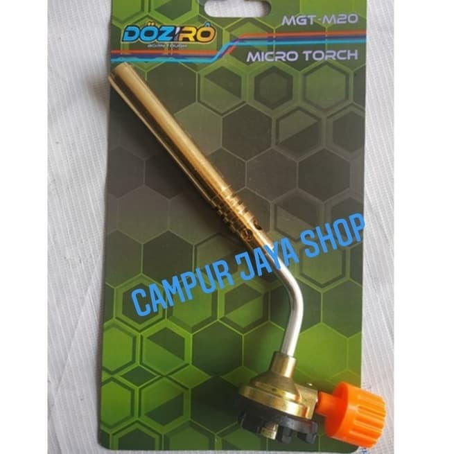Gas Torch Doziro/Kepala Las Pipa Tembaga/Kuningan Hicook/Gas Kaleng