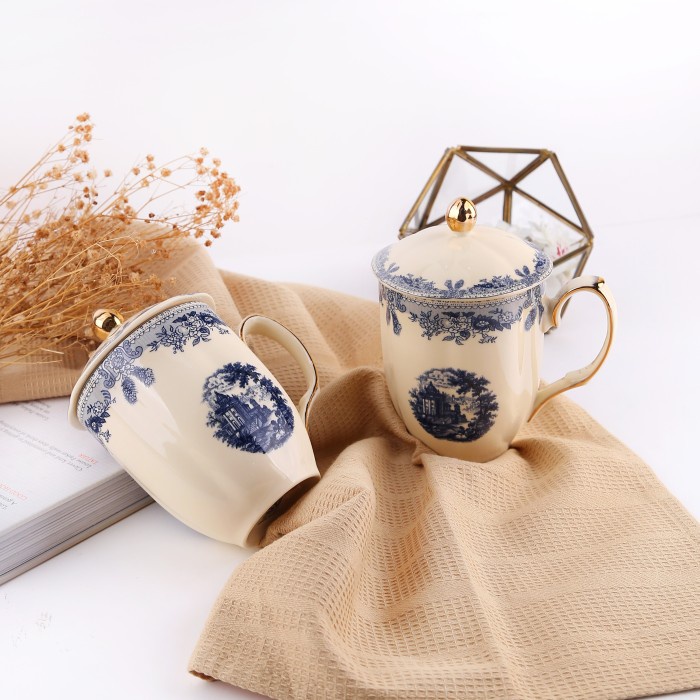 Gelas Keramik Windsor Capodimonte isi 2