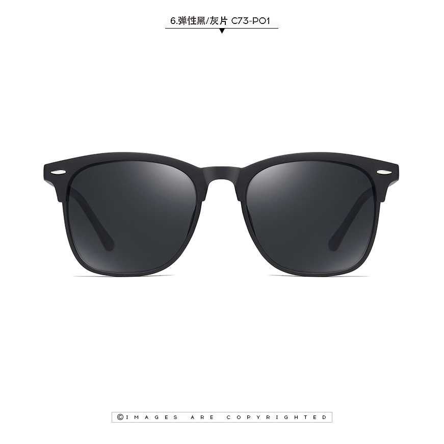 MERRYS Kacamata Frame Classic Polarized Sunglasses UV400 - 3323