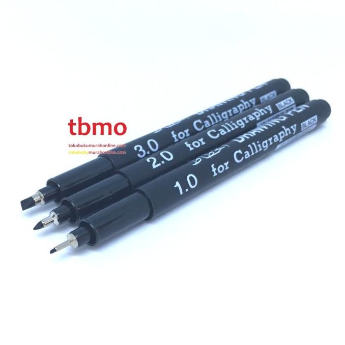 

TBMO DRAWING PEN CALLIGRAPHY SNOWMAN FT 700 BLACK / SPIDOL