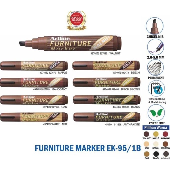

Spidol Furniture Marker Artline EK-95