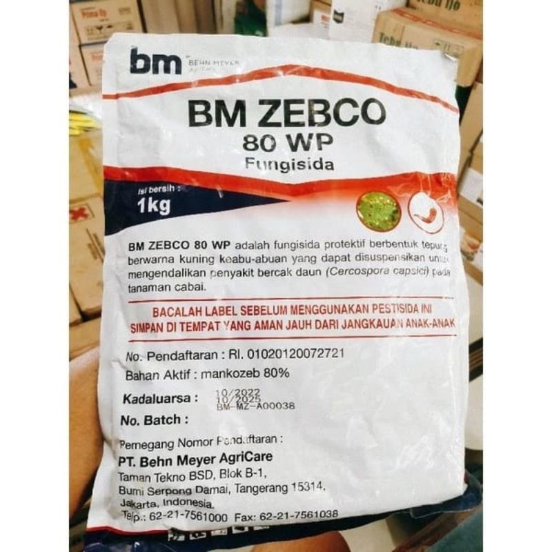 Fungisida BM ZEBCO 80WP 1Kg