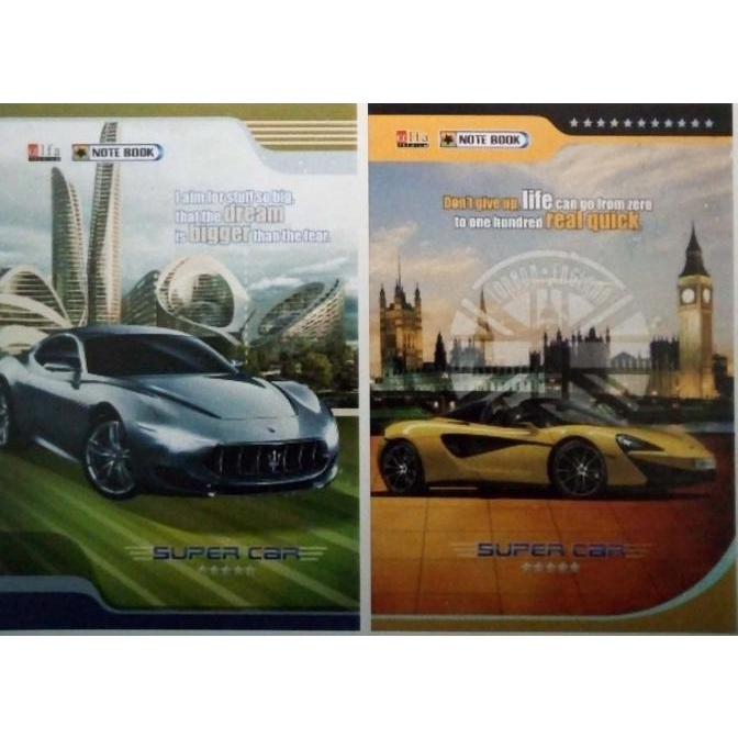 

BUKU TULIS BOXY 42 ALFA PREMIUM SUPER CAR / PACK