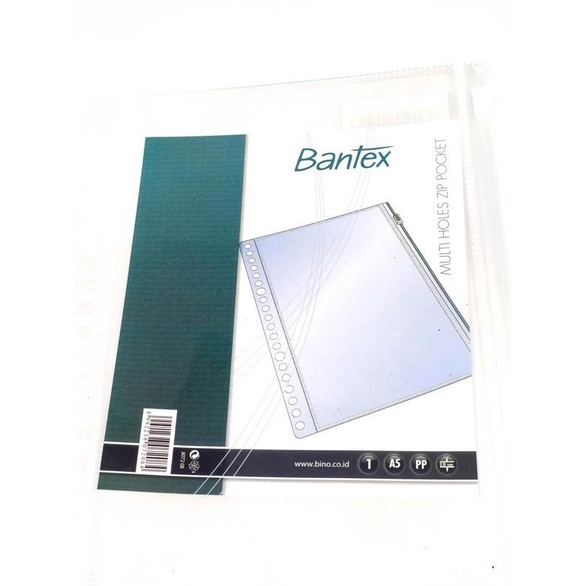 

ZIP POCKET MULTIHOLES A5 PP BANTEX - 8072 08 / POCKET FILE / MAP FILE