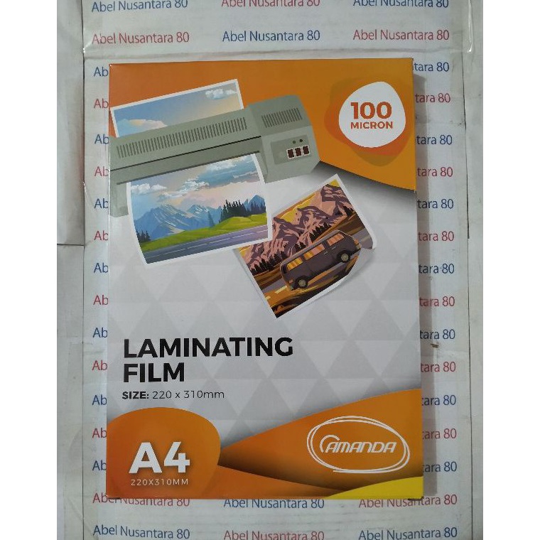 

Terbatas.. laminating Plastik A4 Amanda 95