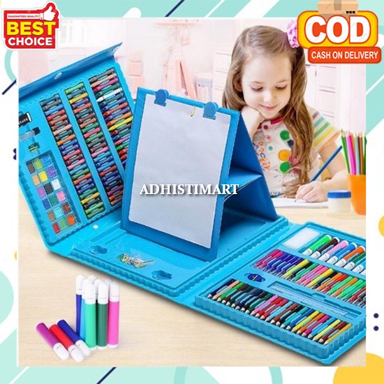 

Perlengkapan Menggambar Pensil Warna Lengkap Crayon Set Anak Alat Melukis Non Toxic Alat Mewarnai Anak Perempuan Laki Laki Colouring Set Oil Pastel Warna Cerah Krayon Set Drawing Stationary Tidak Beracun Alat Tulis Anak (Keya) Pensil Warna Crayon Set