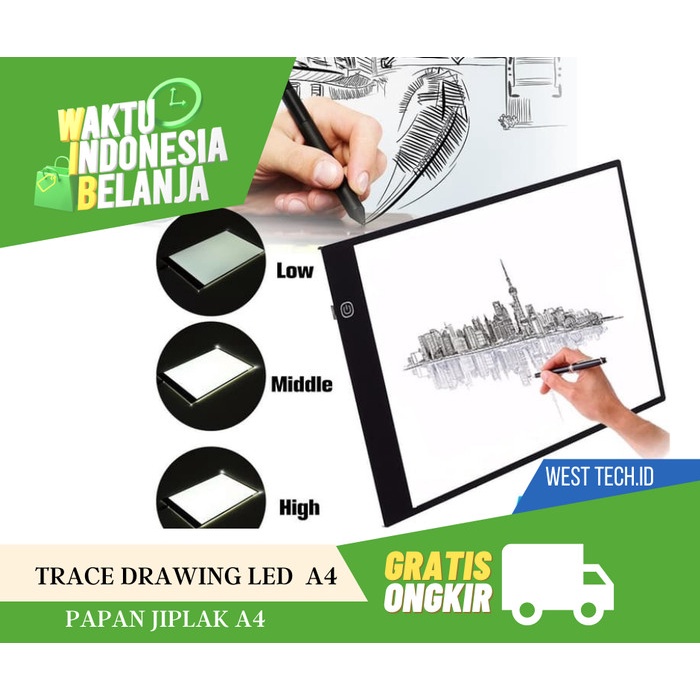 

Terlaris Ultra Slim -Tracing Board- Papan Jiplak Led Light Pad
