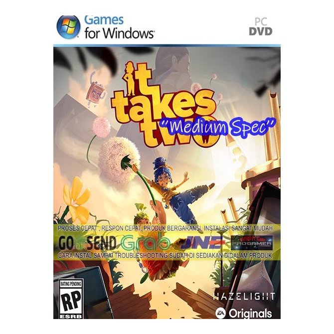 It Takes Two | Cd Dvd Game | Pc Game | Gaming | Kaset Game | Pc