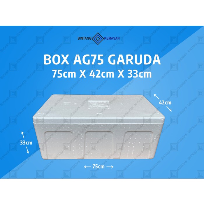 

Terlaris Box Styrofoam Ag75 Garuda 75 X 42 X 33Cm - Hard Box Foam