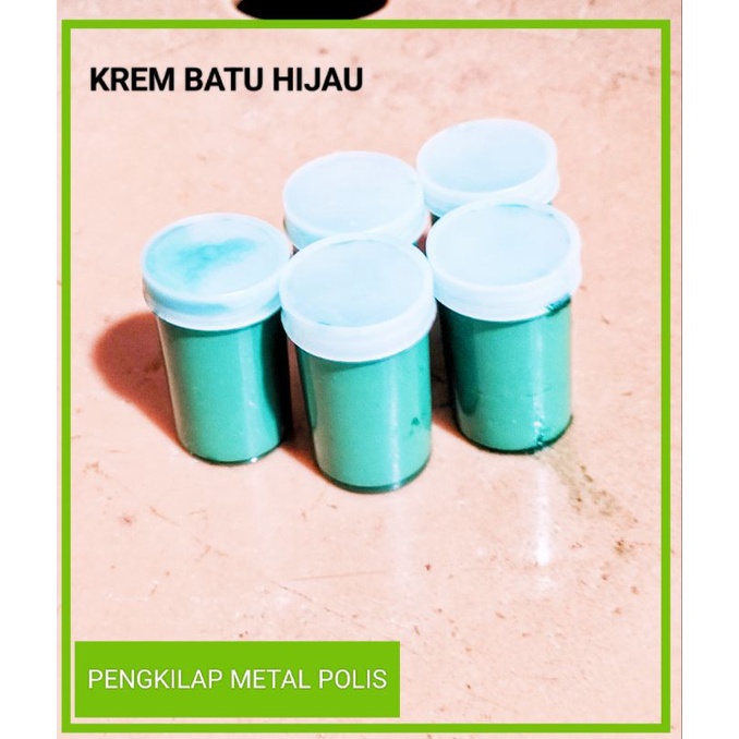 BATU HIJAU CREAM/PENGKILAP METHAL POLIS