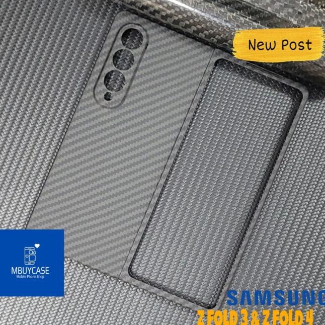 Casing Case Carbon Fiber Samsung Z Fold 3 & 4 Casing Z Fold3 Zfold Fold4