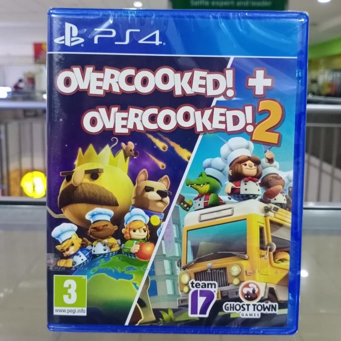 Bd Ps4 Overcooked 1 Dan 2 Bundle Paket .. Game Cd Kaset Bluray Ps 4