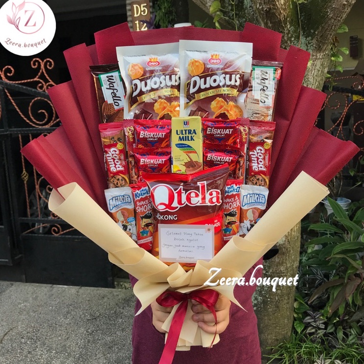 

SALE TERBAIK (B23) Buket snack/snack bouquet/bucket snack [INCLUDE: card + packing]