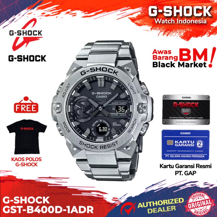 DISKON SPESIAL G-SHOCK GSHOCK GST-B400D-1ADR GST-B400D GST-B400 GSTB400D GST B400D TERBARU