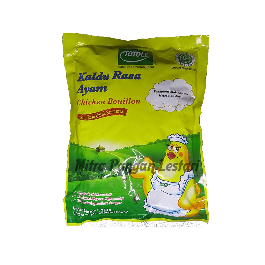 

Kaldu Ayam Totole 454 Gr / Chien Bouilon Totole / Totole Penyedap Rasa Kaldu Ayam