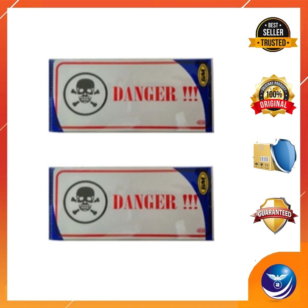 

GM LABEL DANGER LM-108 MEDIUM