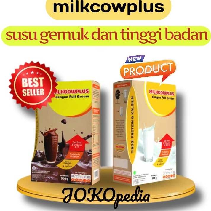 

FLASH SALE Milkcowplus susu tinggi kalsium dan protein untuk tinggi dan gemuk badan 500gr !