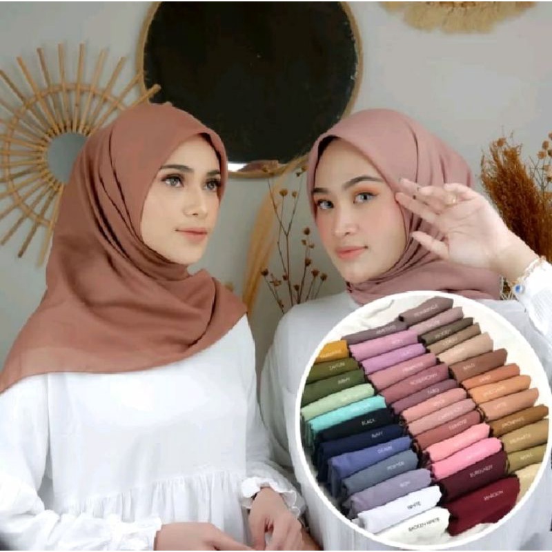 ORIGINAL JASMINE JILBAB / Hijab Paris Voal Premium / SEGIEMPAT PARIS VOAL