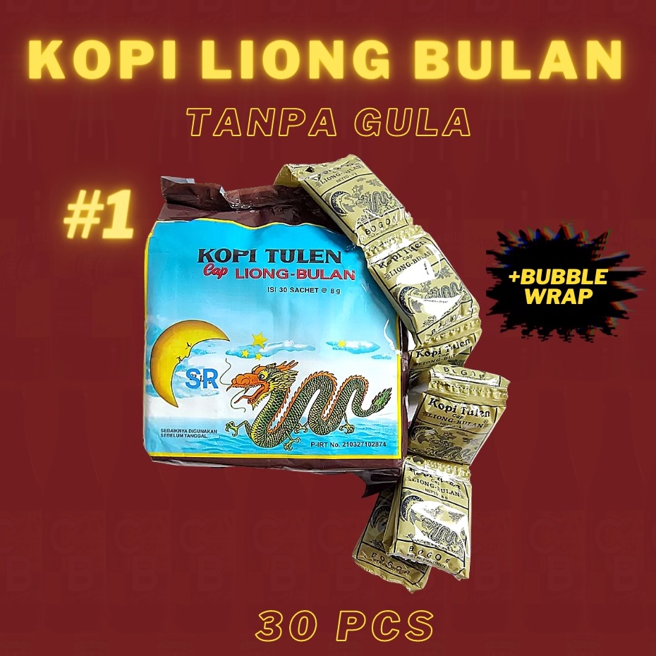 

Terlaku... Kopi Liong Tanpa Gula 30 pcs Ukuran Kecil