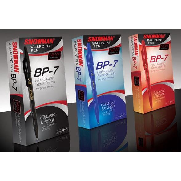 

Pulpen Bolpen Bolpoint Snowman BP - 7 / BP7 Murah sellanorimart