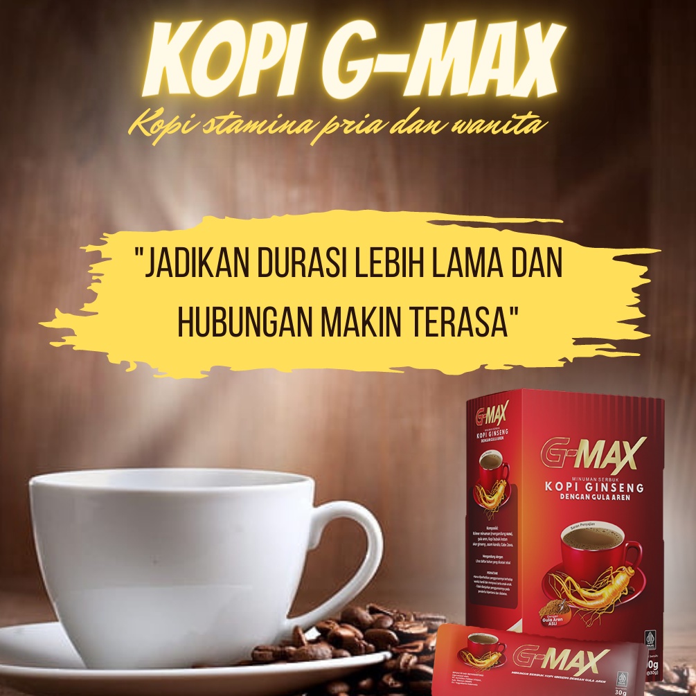 

Star 6.6 KOPI JOSS ORIGINAL-KOPI STAMINA PRIA GMAX ASLI