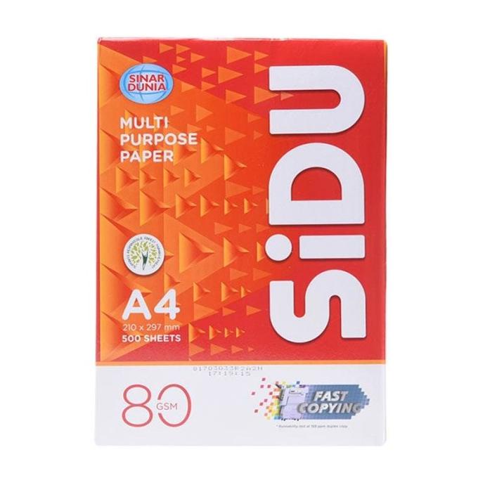 

Kertas HVS Sinar Dunia SIDU A4 80 Gram