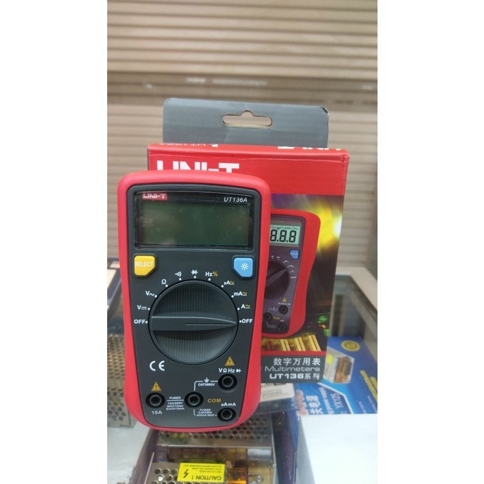 HOT SALE DIGITAL MULTIMETER AC/DC MULTITESTER DIGITAL BAGUS UNI-T UT-136A TERMURAH