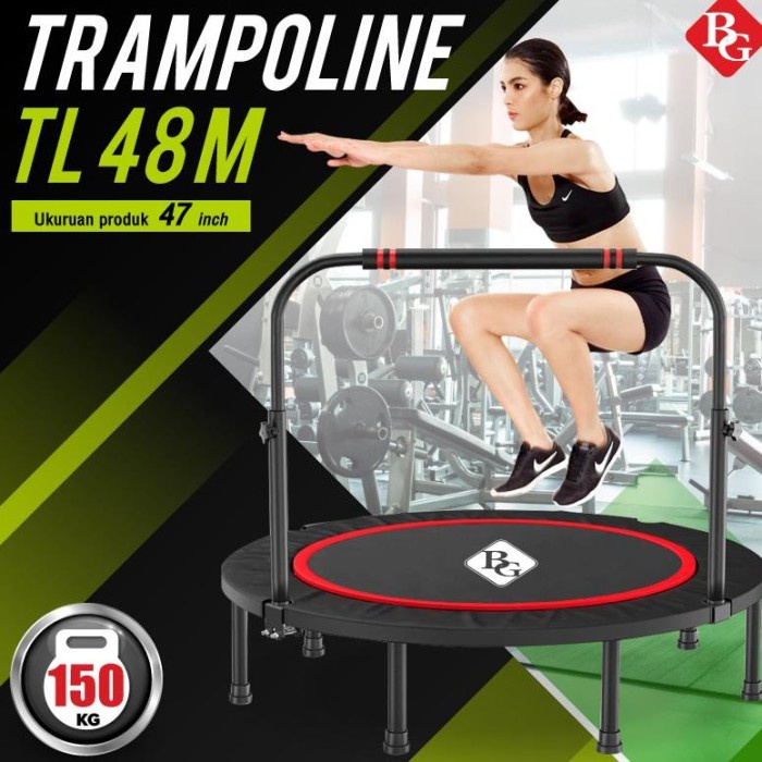 Terlaris Bg Sport Trampolin Dewasa Alat Olahraga Fitness Tl-48