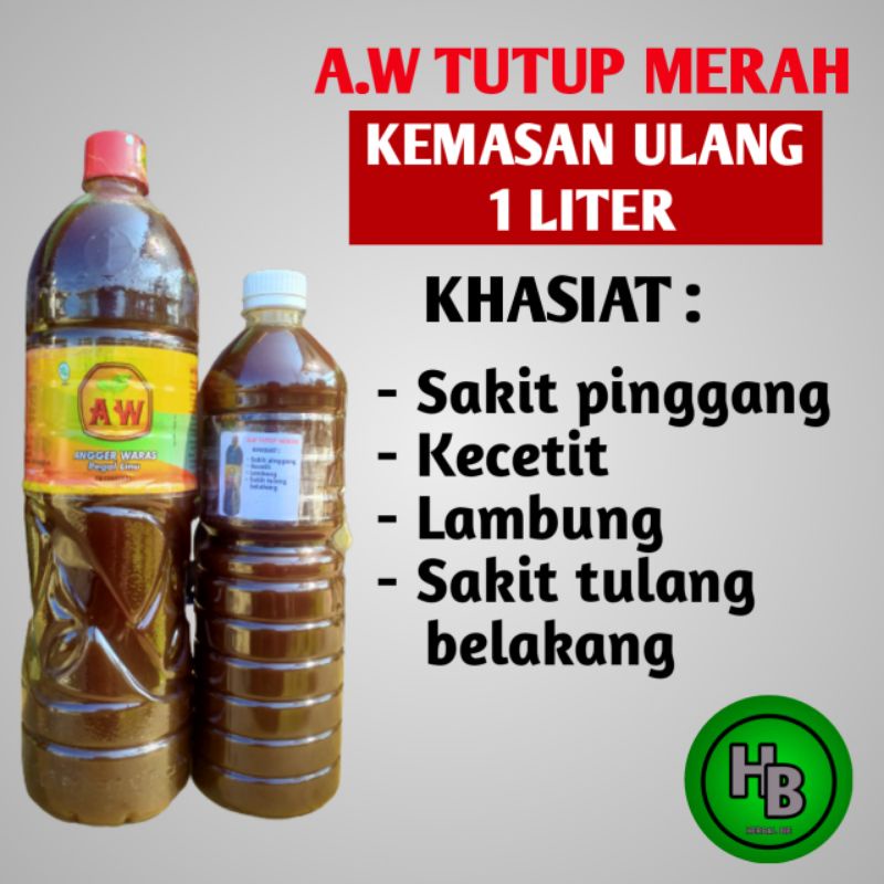 

JAMU ANGGER WARAS TUTUP MERAH ECER & REPACK 1L