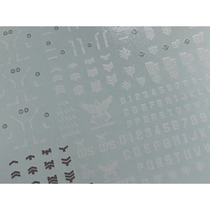 FLASH SALE RG ZGOK Z'GOK WATER DECAL FLAMING SNOW TERLARIS