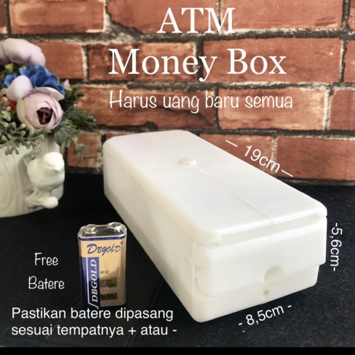 

Terlaris Atm Money Box, Kotak Hujan Uang Untuk Dekorasi Cake