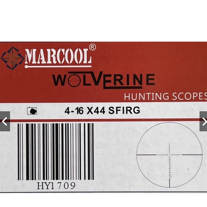 Terlaris Scop Teleskop Marcool Wolverine 4-16X44 Sfirg Titik Tengah Nyala Terbaru