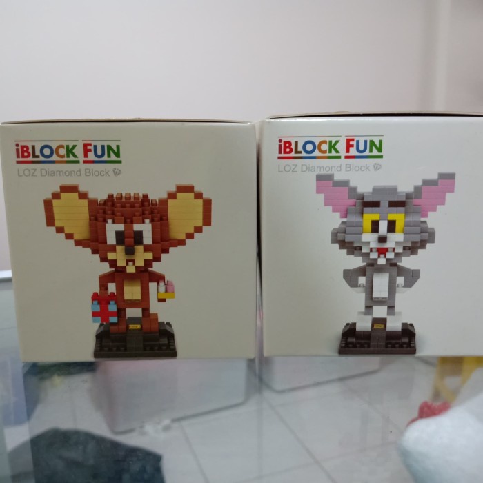 FLASH SALE LOZ DIAMOND BLOCK LARGE TOM / JERRY TERMURAH