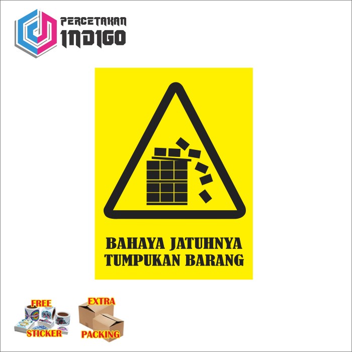 

Terlaris Plat Alumunium Rambu Rambu Bahaya Jatuhnya Tumpukan Barang