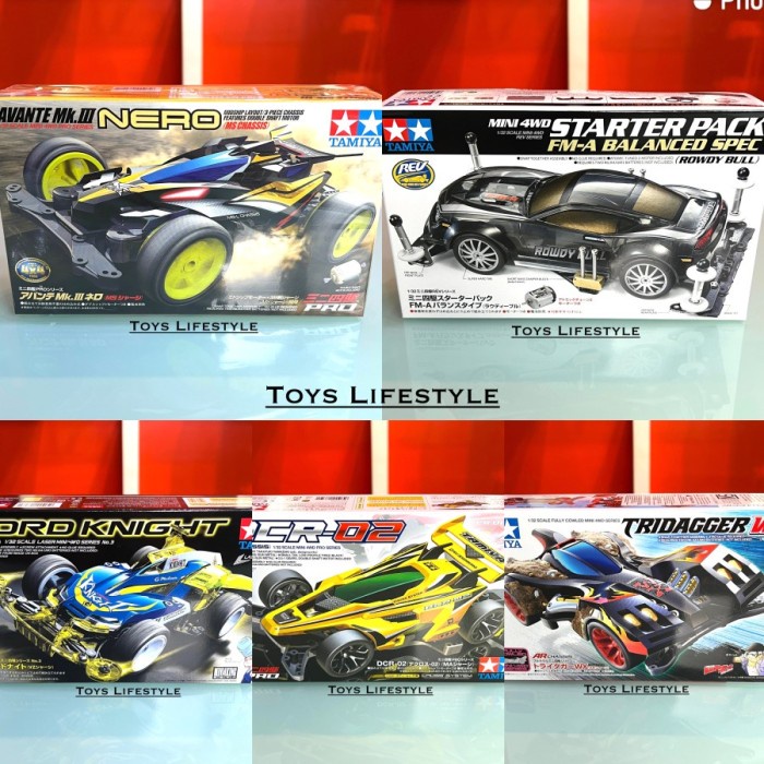 HOT SALE MAINAN RAKIT MOBIL TAMIYA MINI 4WD - AVANTE MK3 NERO (ORIGINAL) TERMURAH