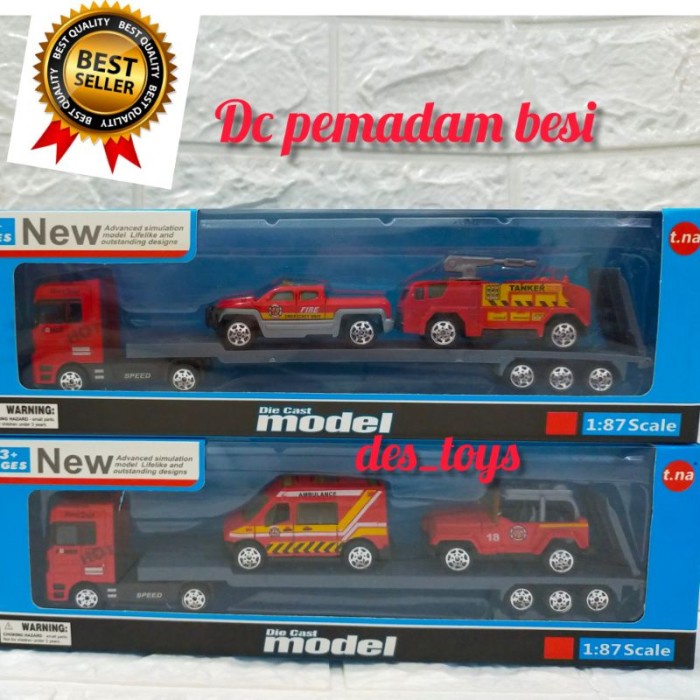 MUST HAVE DIECAST AMBULANCE/MAINAN MOBIL AMBULANCE/TRUCK AMBULANCE/DC BESI TERMURAH