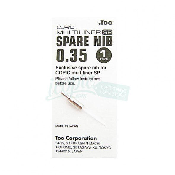

Terlaris Copic Multiliner Spare Nib 0.35