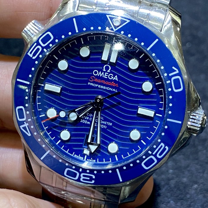 Terlaris Original Nib Omega Seamaster Pro Blue Ceramic 42Mm