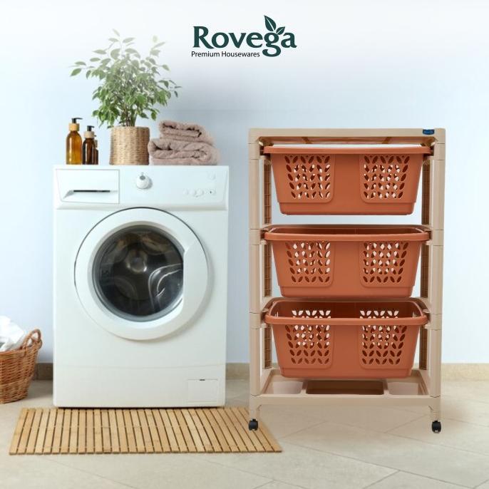 Rovega Keranjang Pakaian Plastik Premium After Laundry Basket ALB370