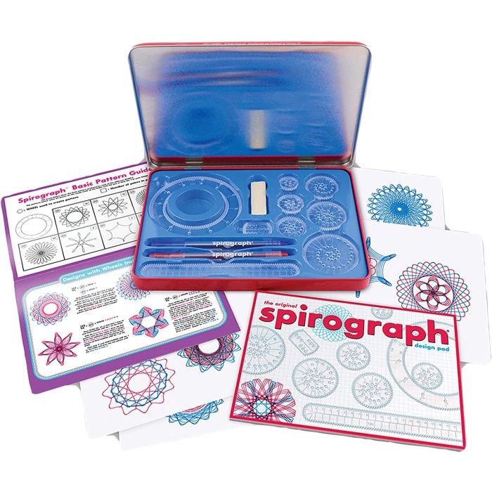 

Spirograph Design Tin Set Alat Menggambar Ggaris Spirograf