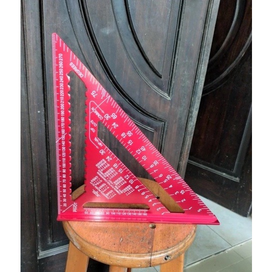 

Terlaris Premium Speed Square 12Inch Besar 30Cm Penggaris Segitiga Woodworking