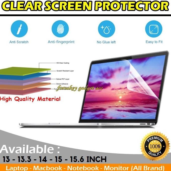 ENA417 READY ANTI RADIASI + ANTI GLARE Screenguard Laptop 13 13.3 14 15 16 17 Inch Anti Gores Antigo